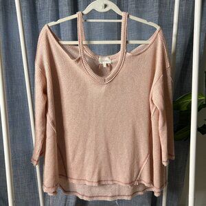 Deletta by Anthropologie XS Off-the-Shoulder Top – Chic & Feminine